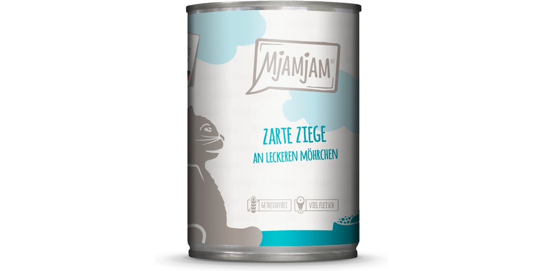 MjAMjAM 24 x 400 g umido gatto – Capra