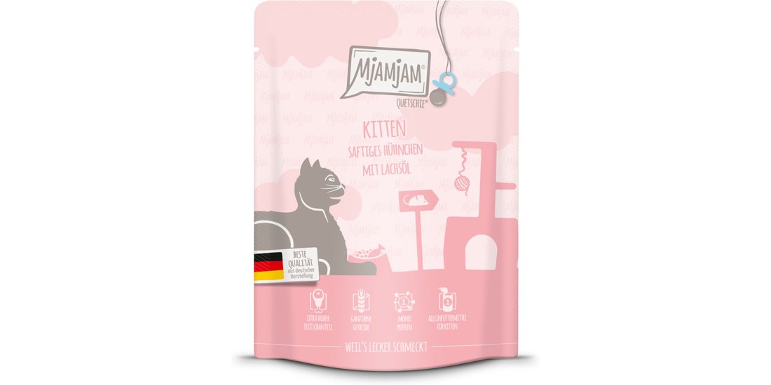 MjAMjAM Buste 6 x 300 g umido gatto – Pollo con…