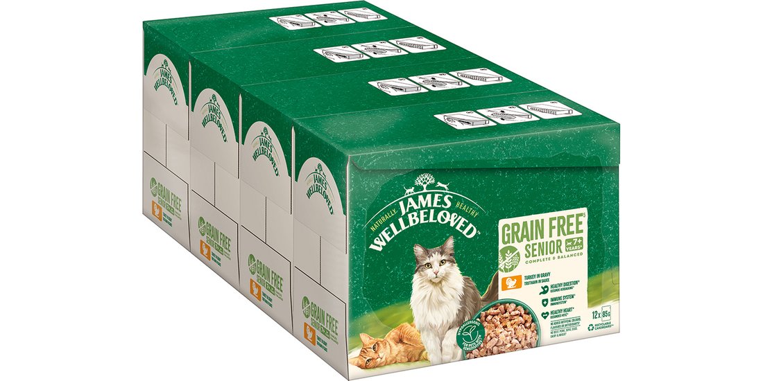 James Wellbeloved Grain Free Senior Cat Hypoallergenic…
