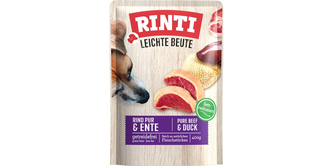 RINTI Leichte Beute 10 x 400 g umido cane – Manzo…
