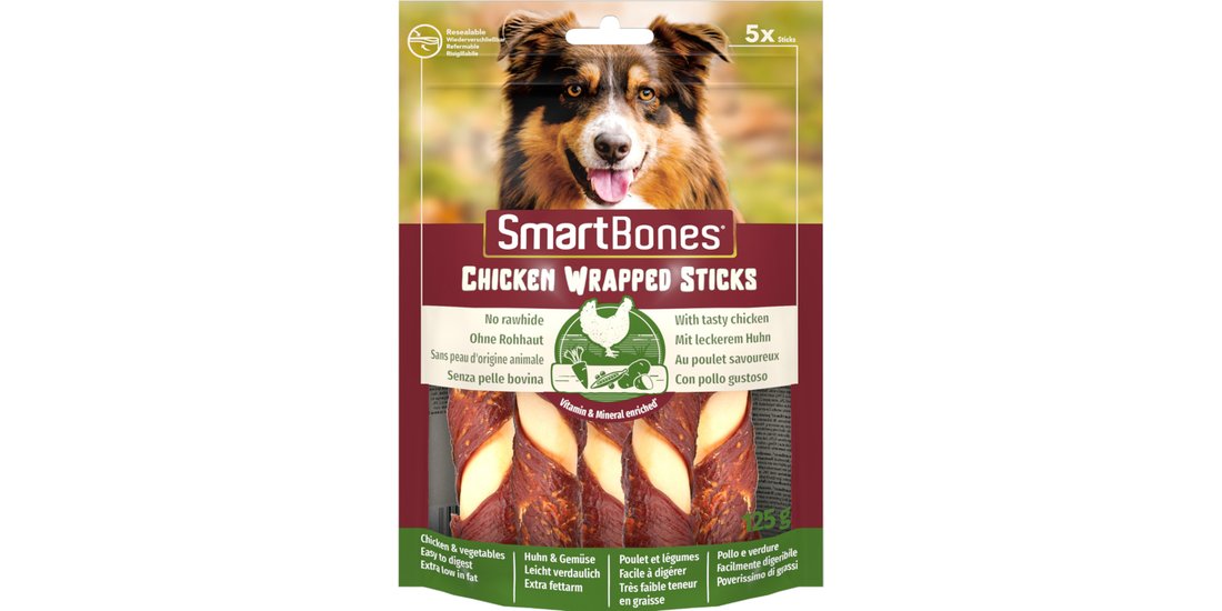 SmartBones Wrapped Sticks al Pollo – 5 Pz
