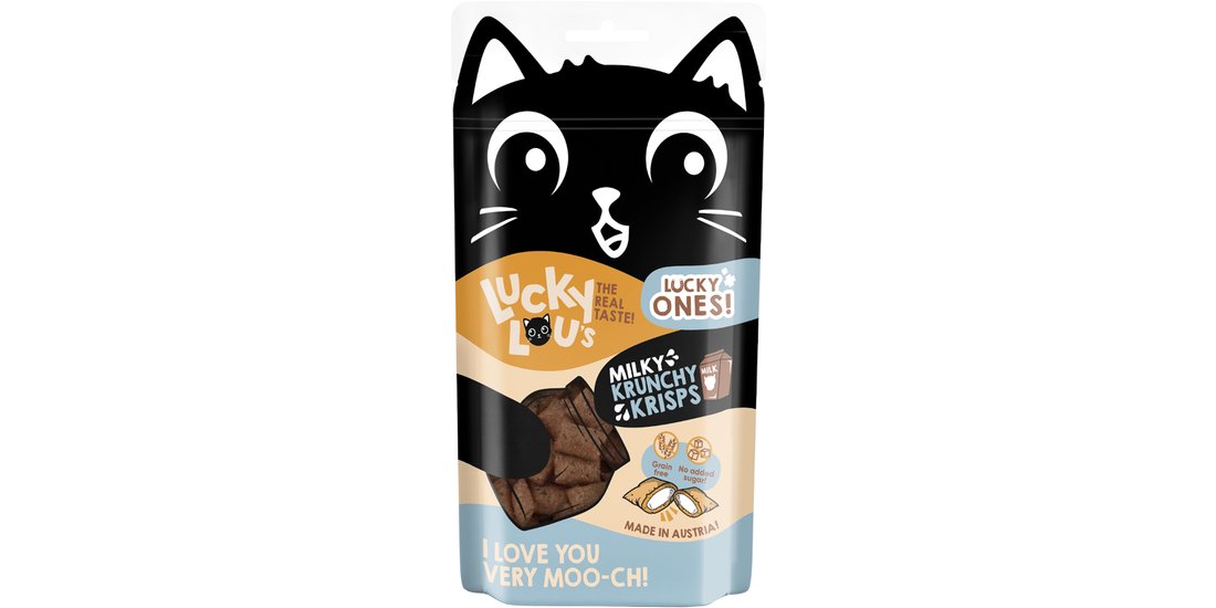 Lucky Lou Krunchy Krisps – 60 g Latte