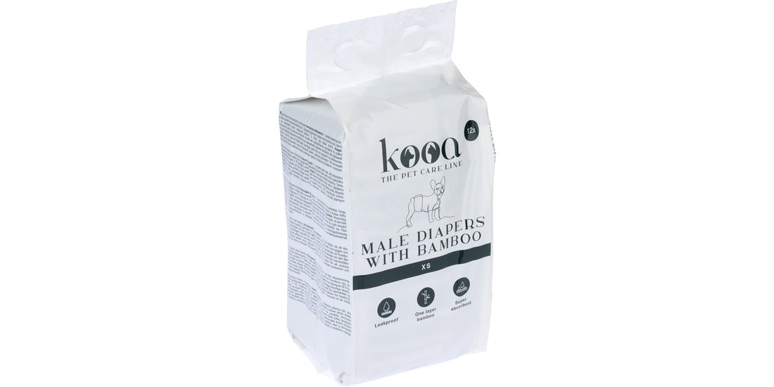 Pannolini con bambù per cani maschi kooa – Taglia…