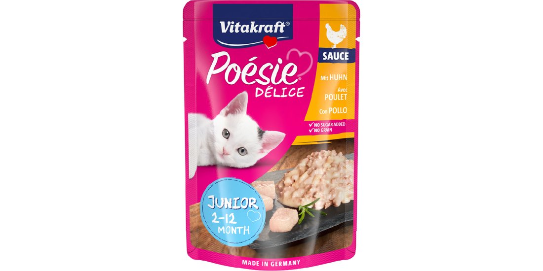Vitakraft Poésie Délice 23 x 85 g – Junior Pollo…