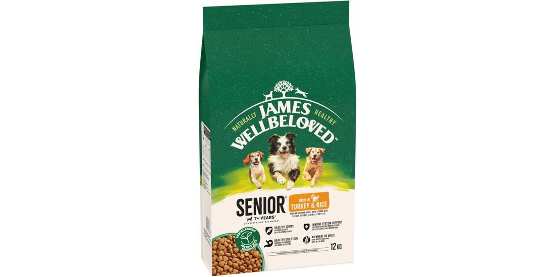 James Wellbeloved Senior Dog Hypoallergenic Tacchino…