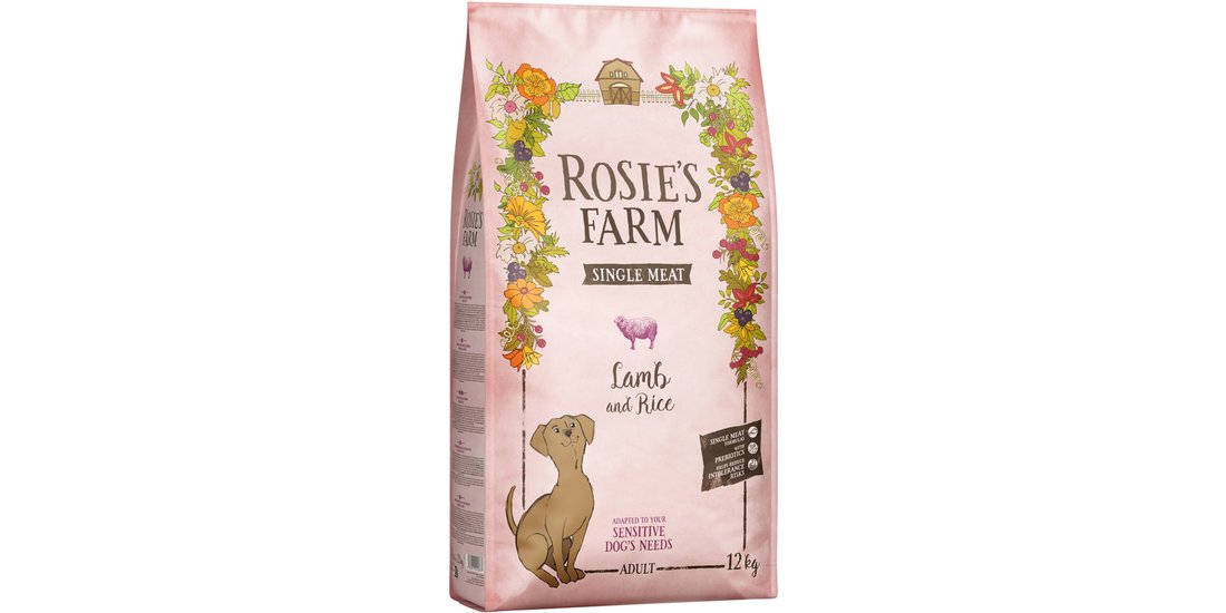 Rosie’s Farm Single Meat Adult Agnello con riso…