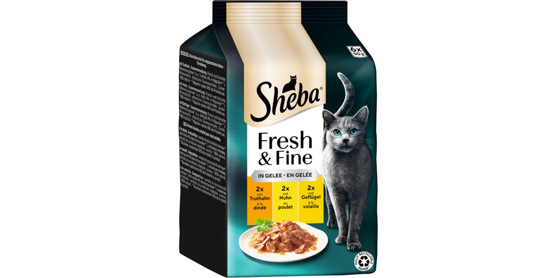 Sheba Délices du Jour 12 x 50 g Umido per gatto…