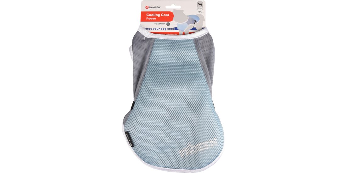 Gilet rinfrescante per cani Flamingo Frozen blu…