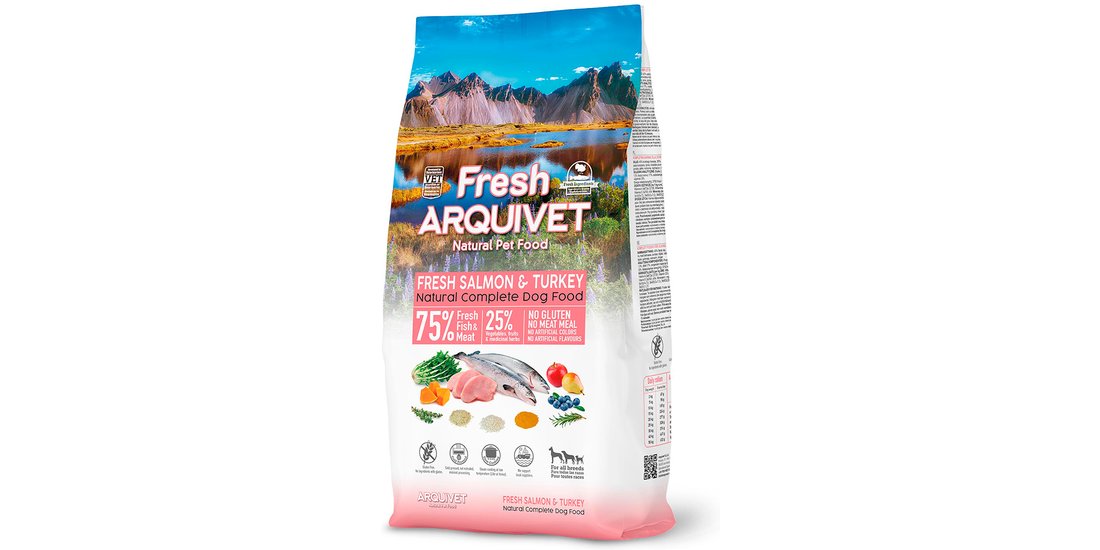 Arquivet Fresh Salmon & Turkey Crocchette cane…