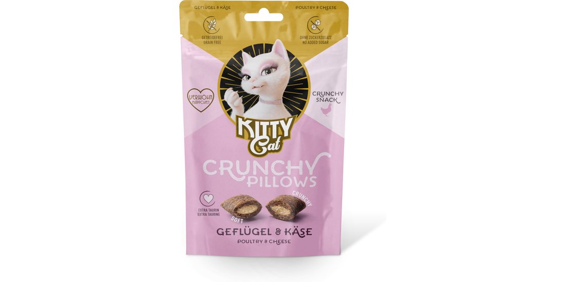 KITTY Cat Crunchy Pillows Pollame & Formaggio…