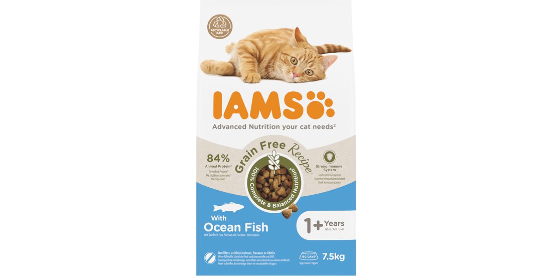 IAMS Advanced Nutrition senza cereali con Pesce…