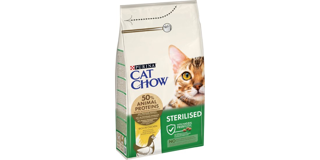 PURINA Cat Chow Sterilised ricco in Pollo Crocchette…