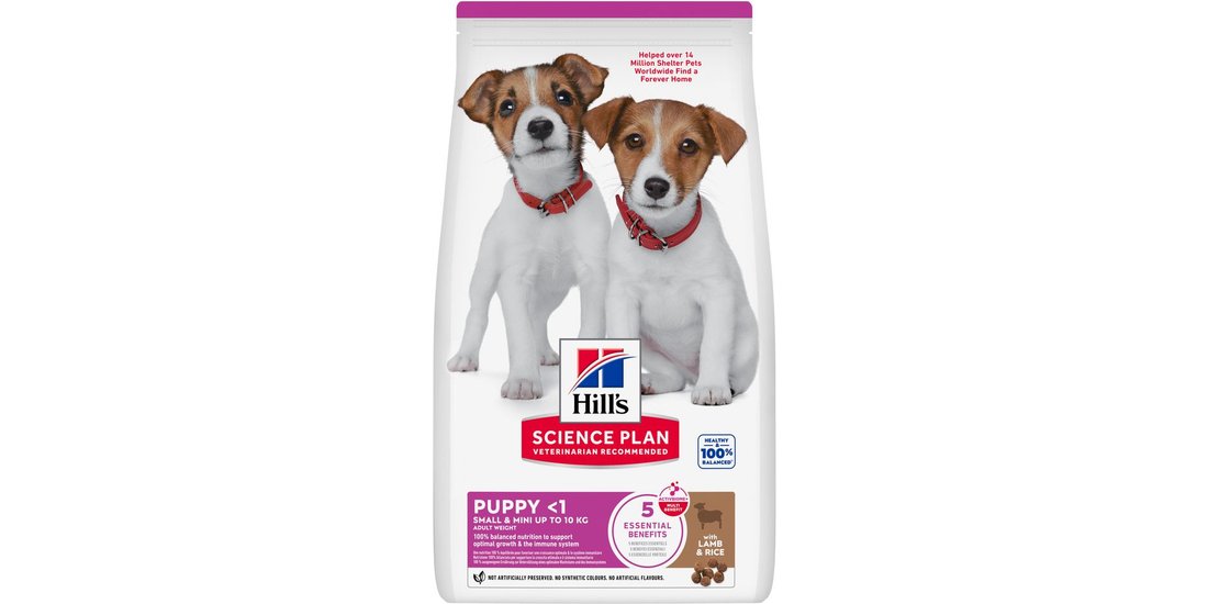 Hill’s Science Plan Puppy Small & Mini Agnello…