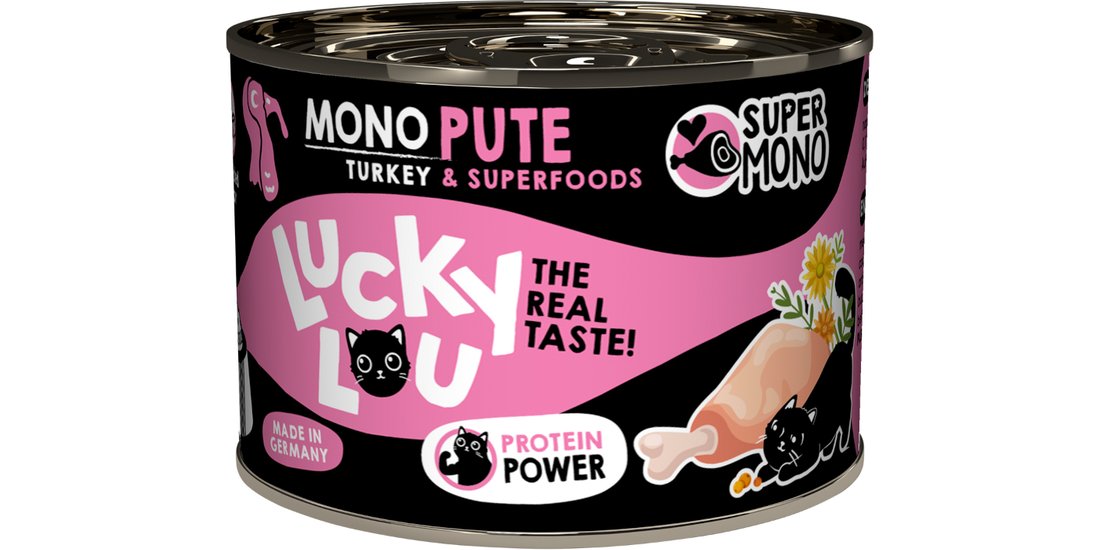 Lucky Lou SuperMono² 6 x 200 g – Tacchino