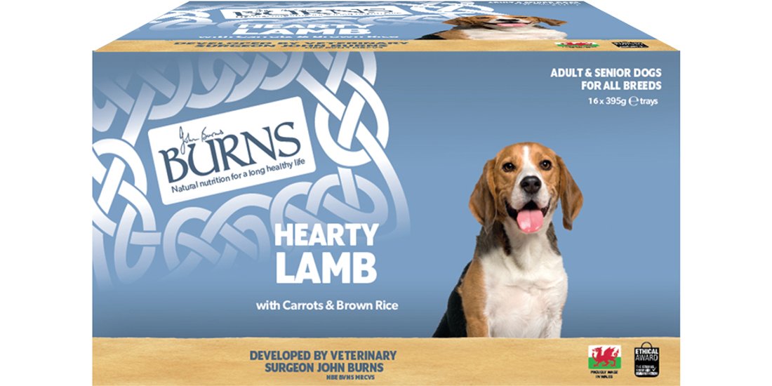 Burns Umido per cani 16 x 395 g – Agnello