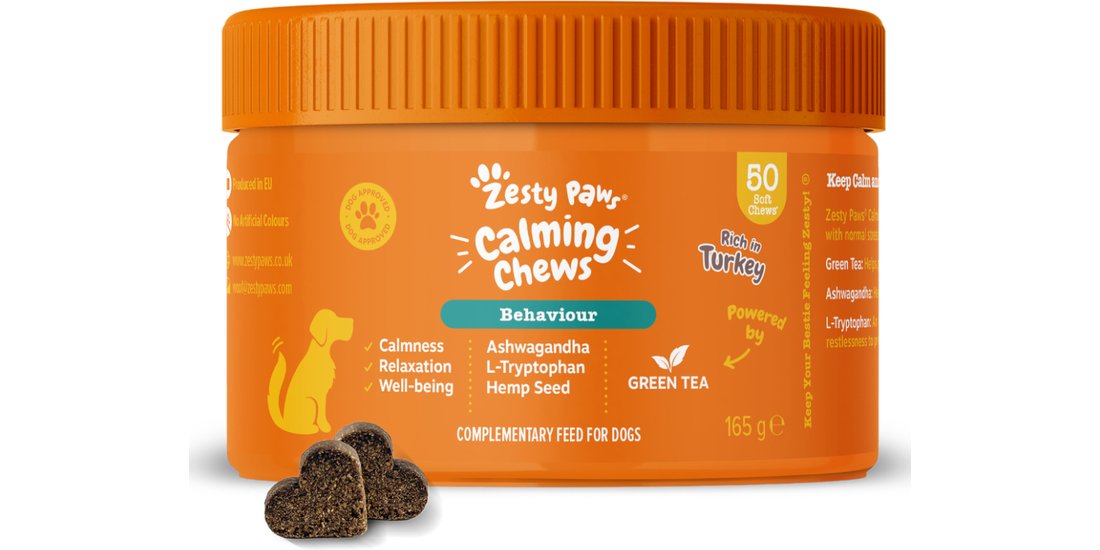 Zesty Paws Calming Chews Tacchino – 50 pz