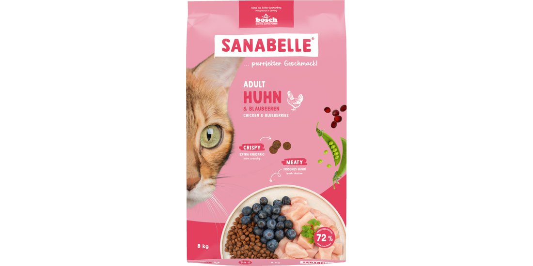 Sanabelle Adult con Pollo & Mirtilli – 8 kg