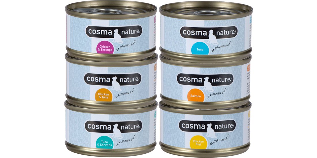 Set prova misto: 400 g Purizon & 6 x 70 g Cosma…