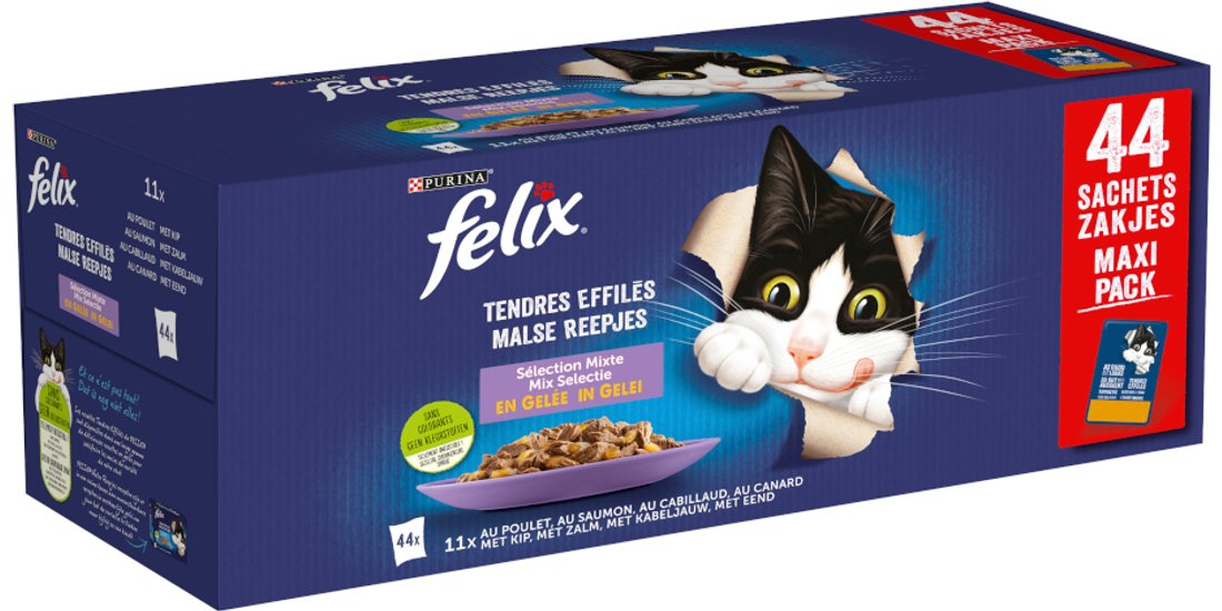 Multipack Felix Le Ghiottonerie 88 x 85 g – Pollo…