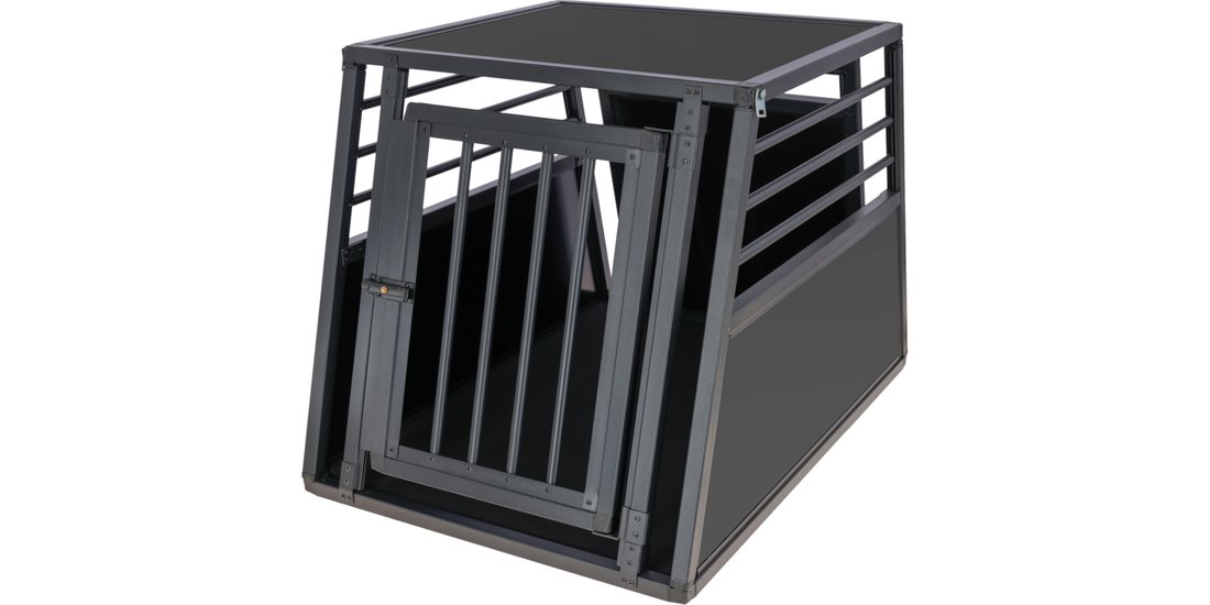 Kerbl Pet Vacation Gabbia in alluminio per auto…