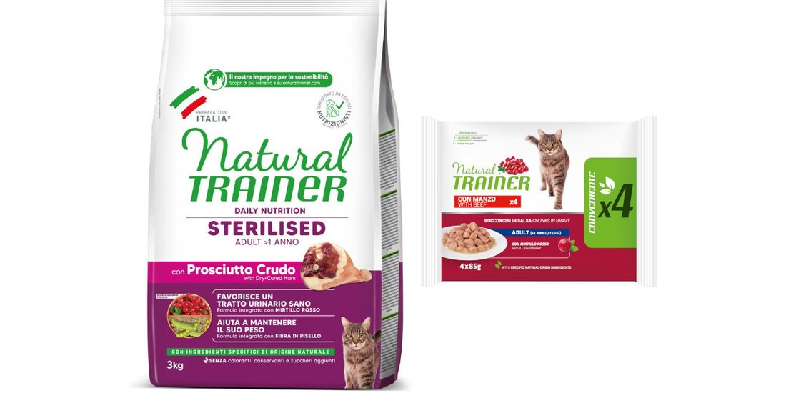 Prezzo speciale! 3 kg Crocchette Natural Trainer…