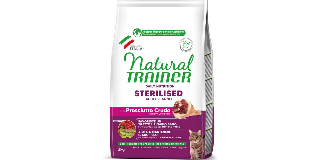 Natural Trainer Sterilised con Prosciutto crudo…