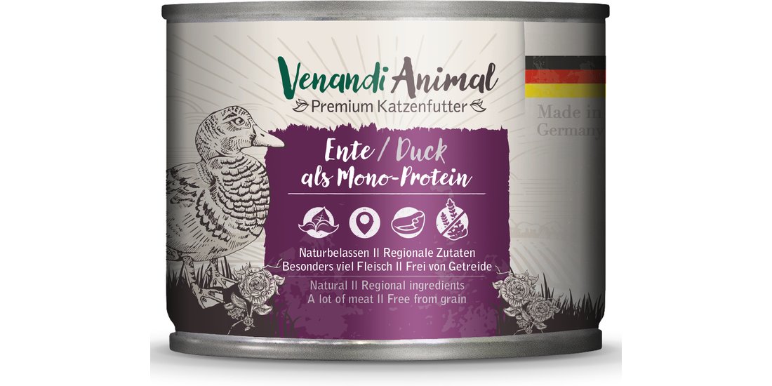 Venandi Animal Monoprotein 6 x 200 g – Anatra