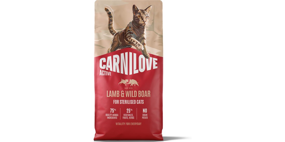 Carnilove Active Adult Sterilised con Agnello…