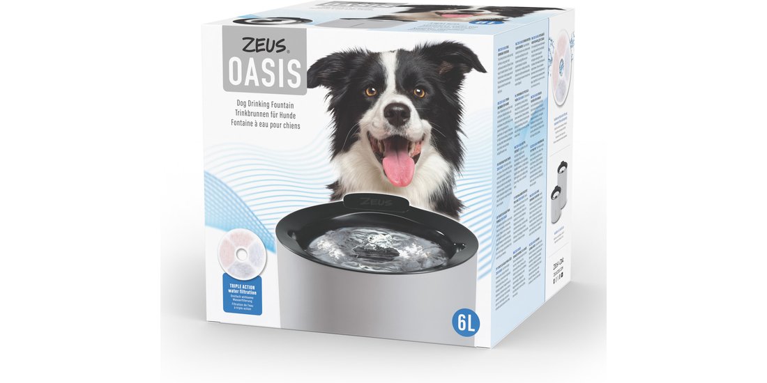 Fontanella per cani Zeus Oasis – 6 L