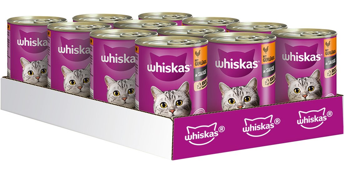 Whiskas 1+ lattine 12 x 400 g – Carni Bianche…