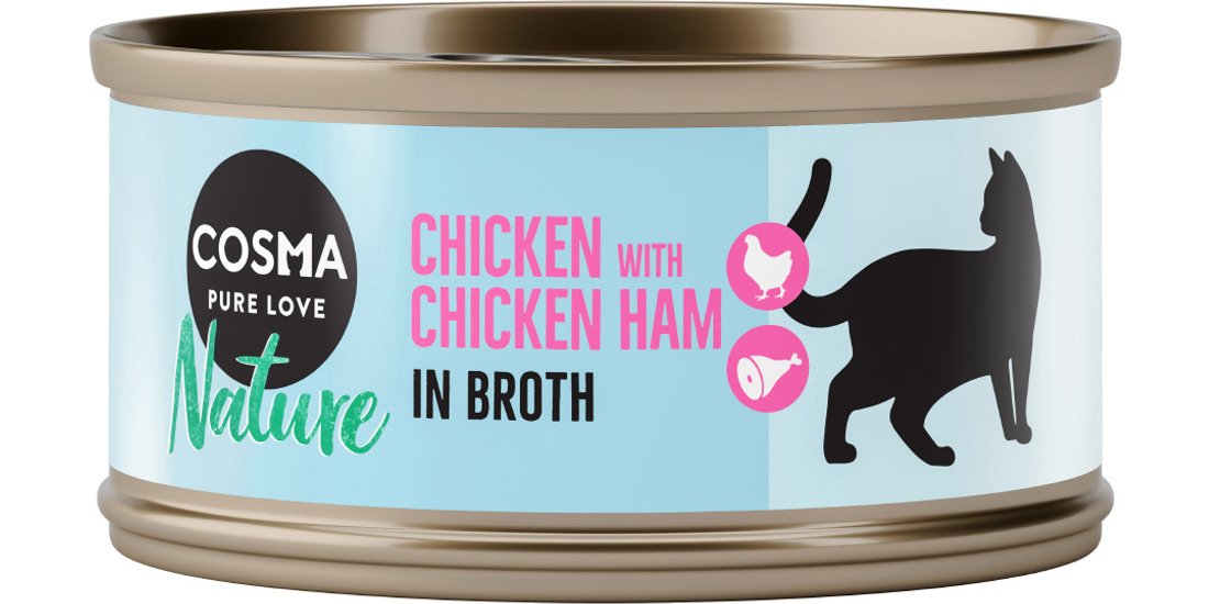 Cosma Nature 48 x 70 g – Pollo & Prosciutto