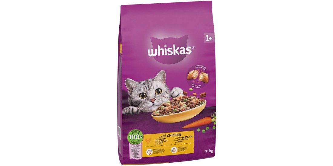 Whiskas 1+ Pollo – 7 kg