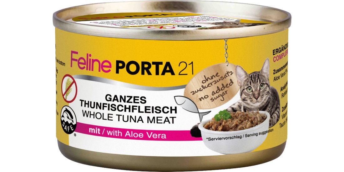 Feline Porta 21 6 x 90 g – Tonno con Aloe