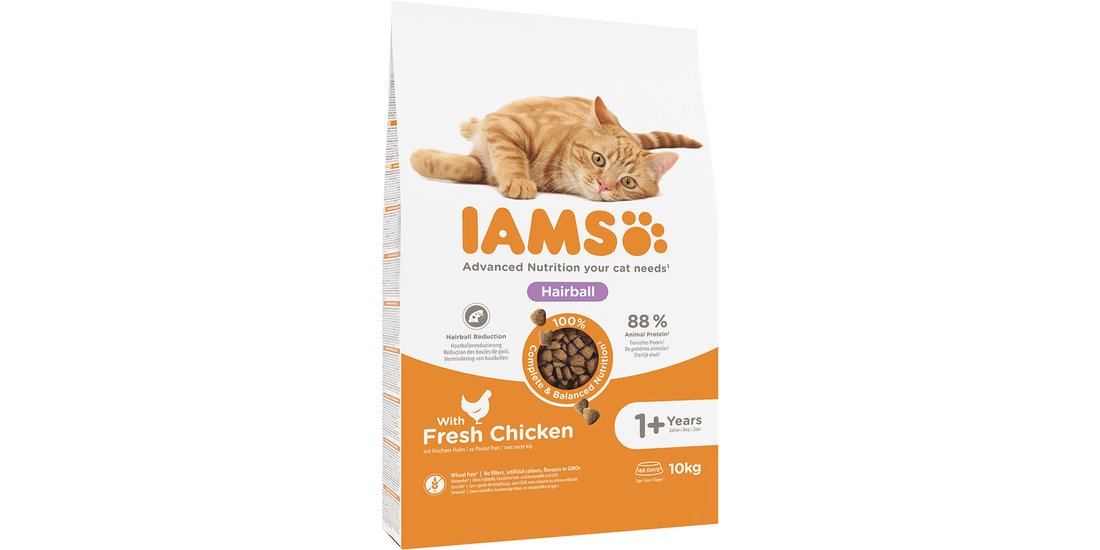 IAMS Advanced Nutrition Hairball con Pollo Crocchette…