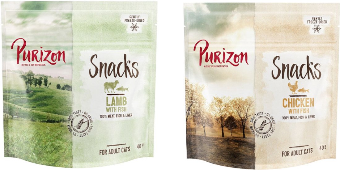 Set prova misto! Purizon Snack per gatti – senza…