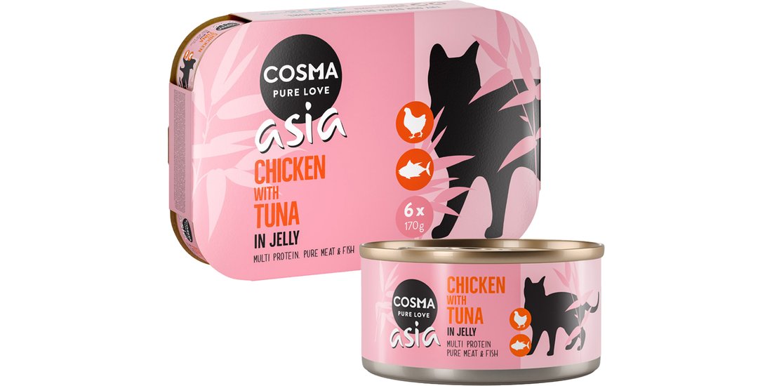 Cosma Asia in gelatina 24 x 170 g Alimento umido…