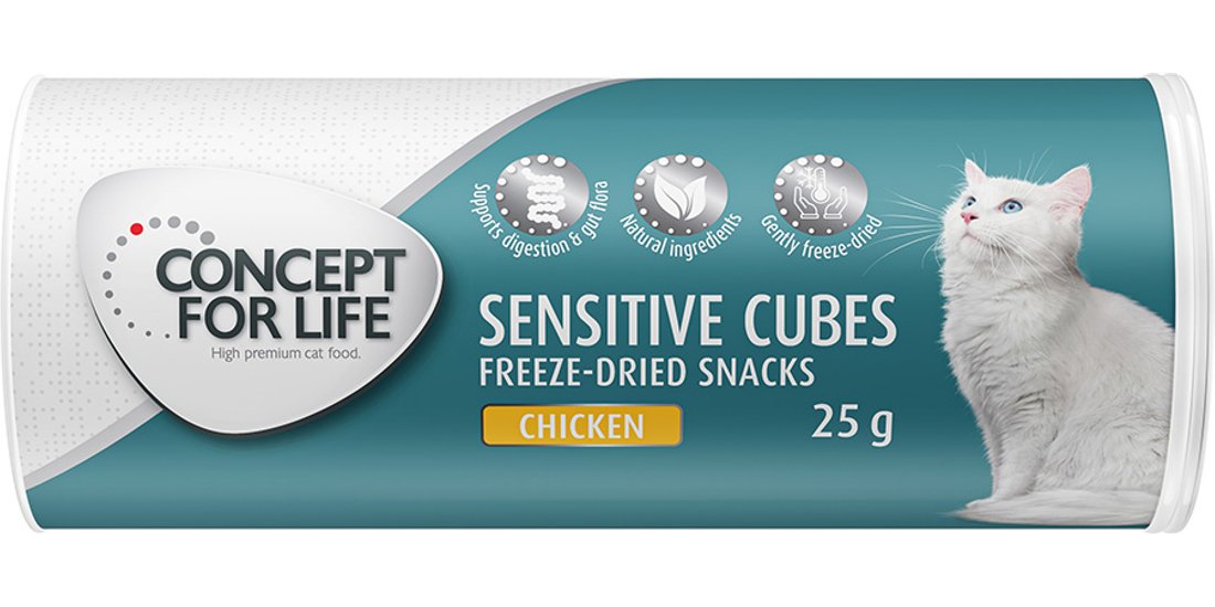 Concept for Life Sensitive Cubes Snack per gatto…
