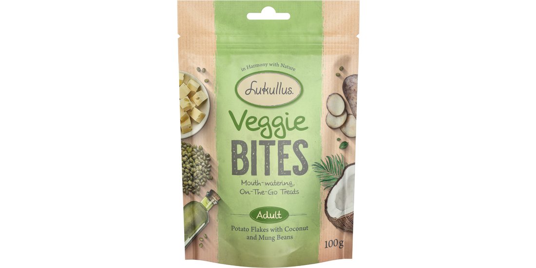 Lukullus Veggie Bites Adult Snack per cane – …
