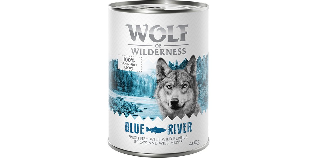 Wolf of Wilderness Adult 24 x 400 g umido Single…