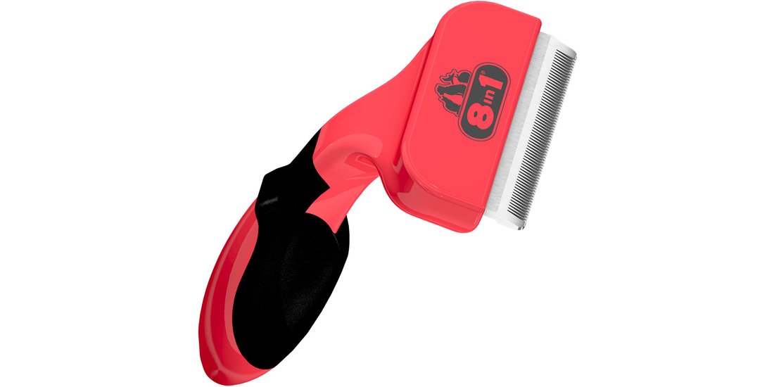 8in1 Perfect Coat DeShedder per cani – M: Largh…