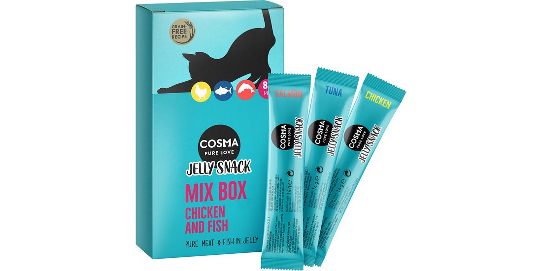 Multipack risparmio! 24 x 14 g Cosma Jelly Snack…