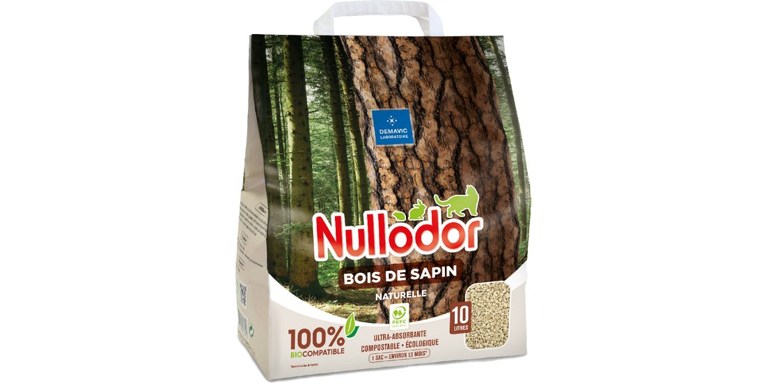 Lettiera Nullodor per gatti Bois De Sapin – Set…