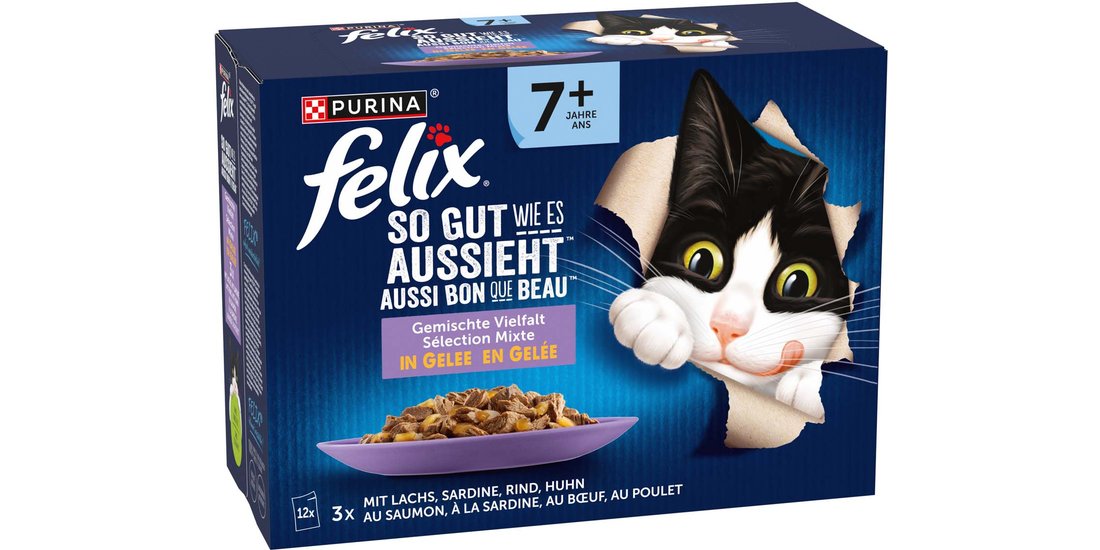 Felix Le Ghiottonerie Senior in gelatina – Set…