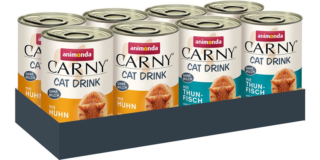 animonda Carny Cat Drink 8 x 140 ml – Mix: Pollo…