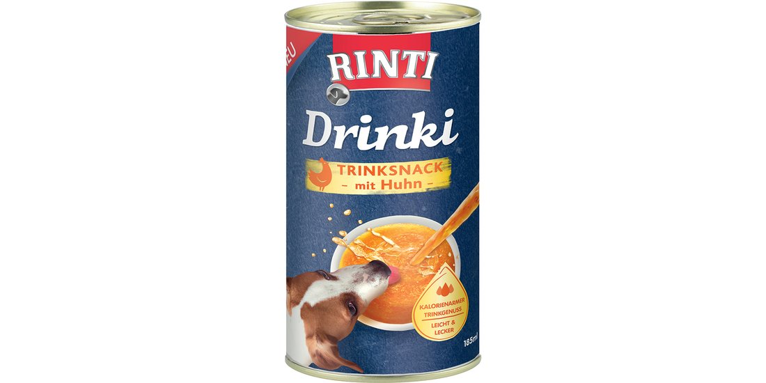 RINTI Drinki Snack per cani – 185 ml con Pollo…