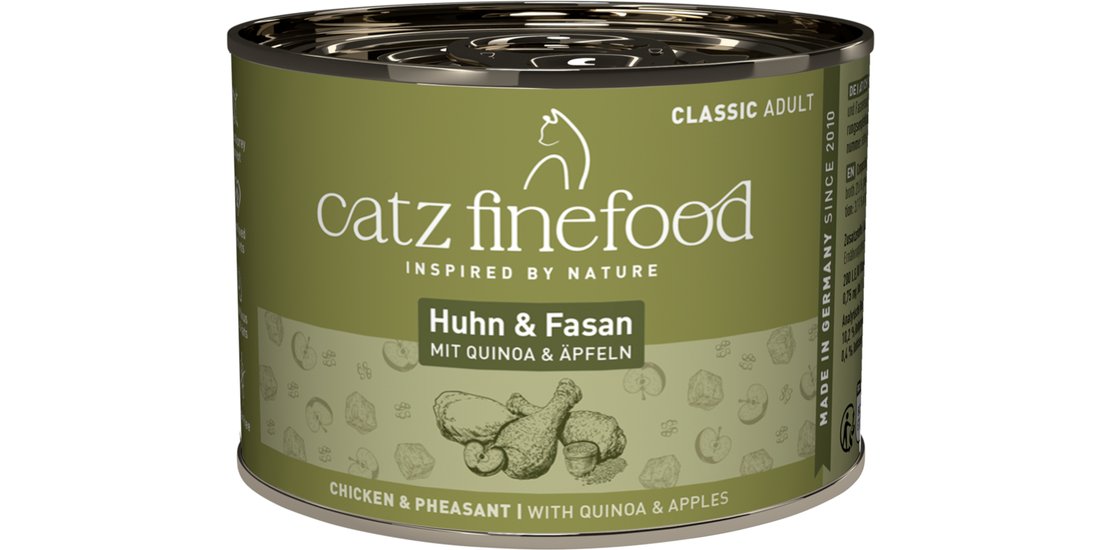 catz finefood 12 x 200 g – Pollo & Fagiano