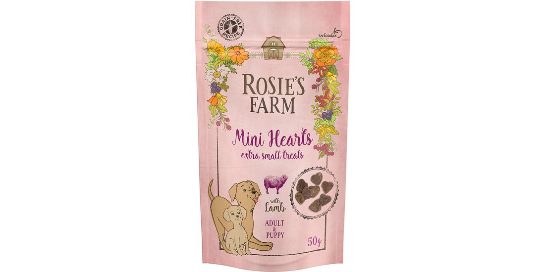 Rosie’s Farm Puppy & Adult “Mini Hearts” Agnello…