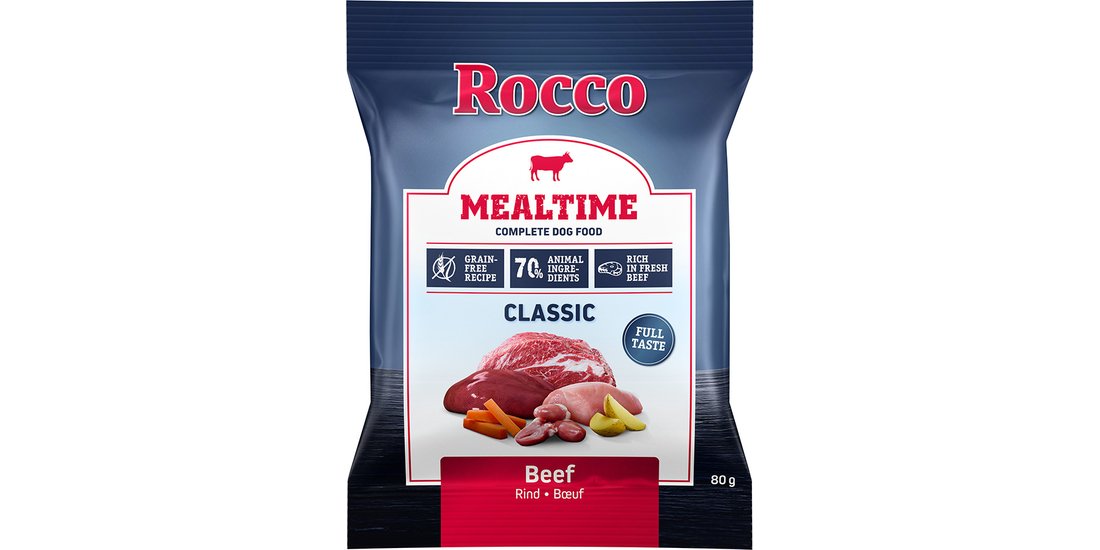 Rocco Mealtime – ricco di Manzo fresco Crocchette…