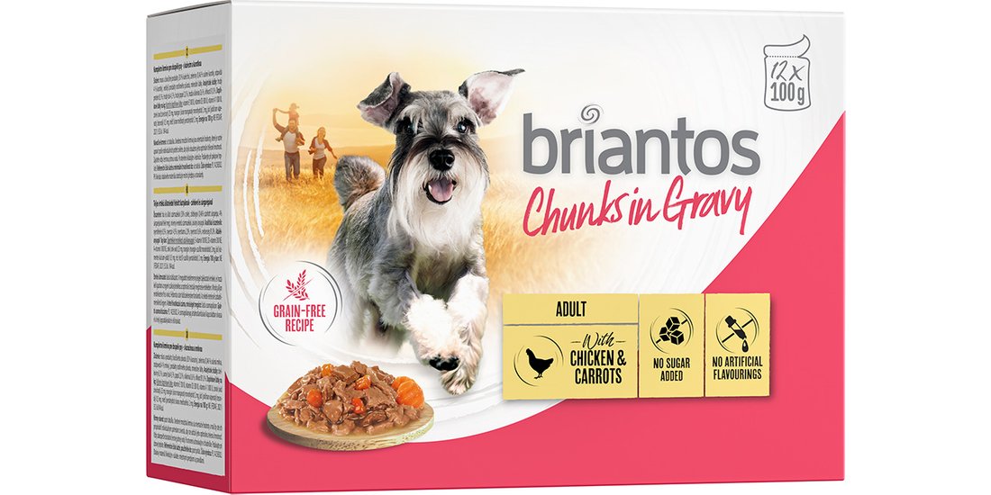 Briantos Chunks in Gravy 48 x 100 g Umido per…