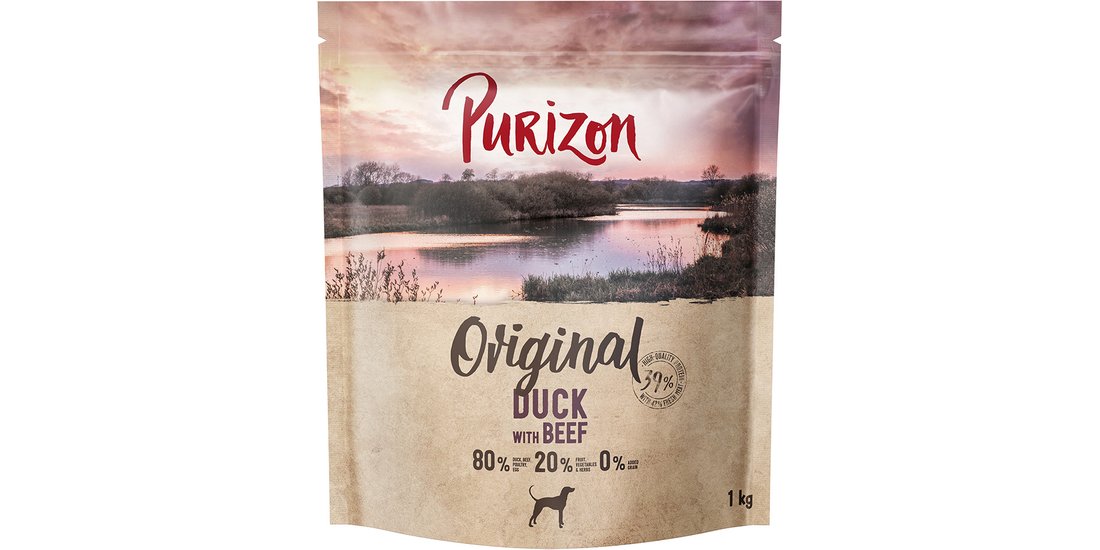 Purizon Adult Anatra con Manzo Crocchette per…